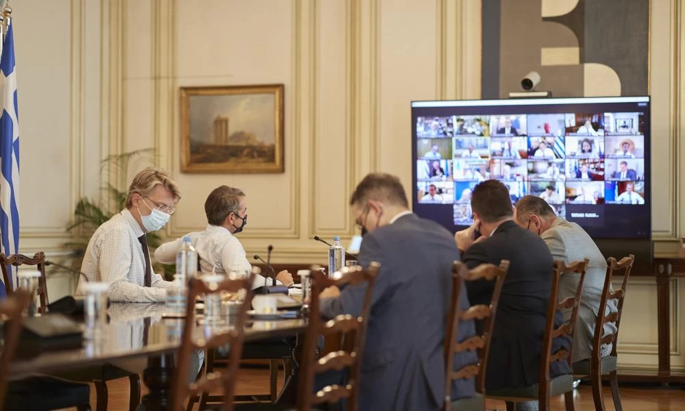 Ξεκίνησε η συνεδρίαση του Υπουργικού συμβουλίου μέσω τηλεδιάσκεψης